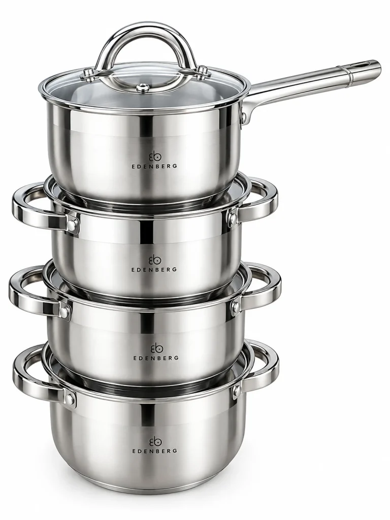 Edenberg EB-3717 8-piece stainless steel cookware set